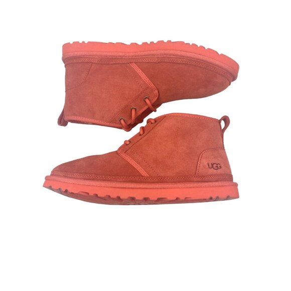 UGG Men\'s Neumel Boot Orange Clementine Suede Chukka Lace Up 3236 Size 10 NO BOX main image 11